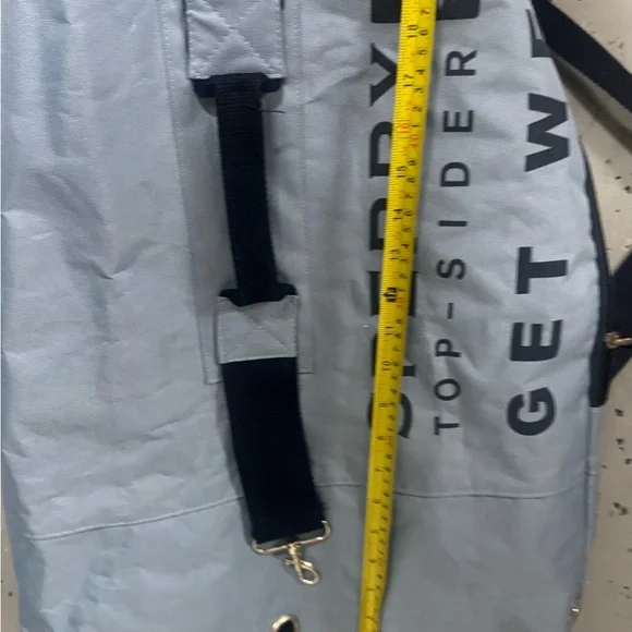 Blue Sperry Top-Sider Get Wet Tote Bag Gray Boat Beach Travel - Picture 2 of 9